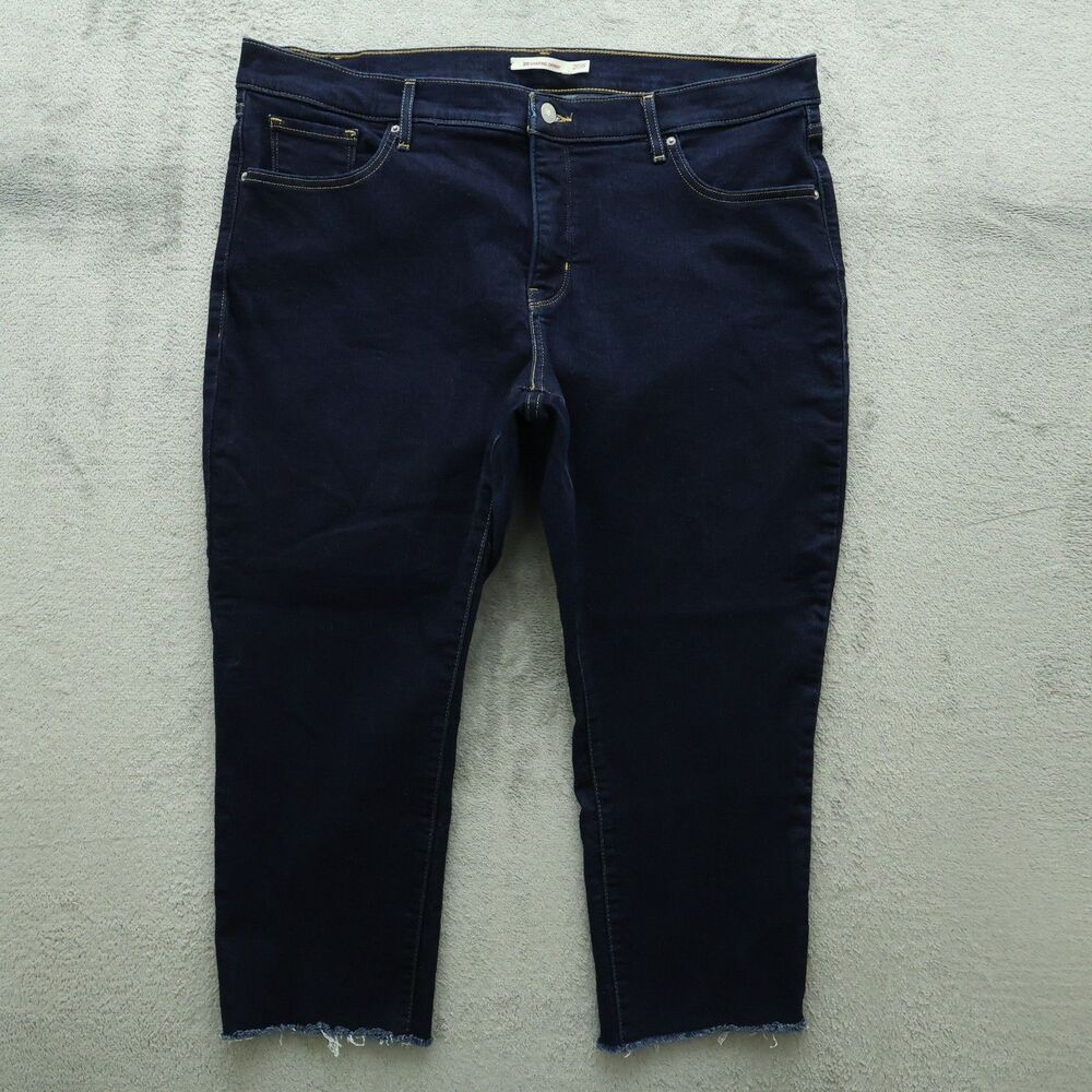 Levi's 311 Jeans Women's Size 20W M High-Rise Shaping Skinny Cropped 23" Inseam
